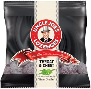 Uncle Joe's | Throat and Chest Lozenges | 70g Bag