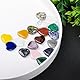 KAIYAYA 15 Stück Glücksbringer Herz Stein Kristalle Edelsteine für Kinder Heilung Kristall Edelsteine Liebhaber,Liebesherz Natürliche Bunte Steine Heilsteine für Meditation,Chakra,Reiki,Energieausglei