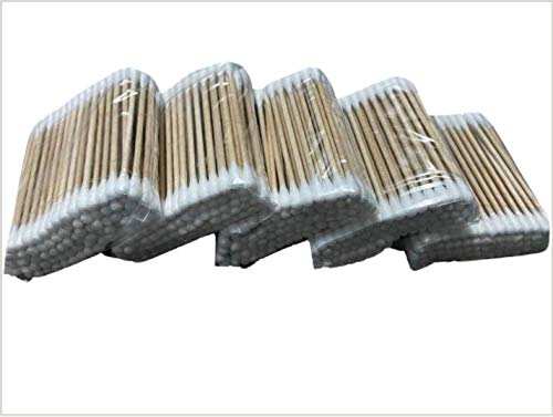 SR Wooden Bamboo Soft & Cotton Ear Buds for cleaning Ears -Eco Friendly|earbuds cotton|ear buds cleaner|cotton buds|ear cleaner|ear cleaning buds|earbuds for cleaning ears|-Pack of 5 (500 sticks) (B08SLY7G88) Amazon Price History, Amazon Price Tracker