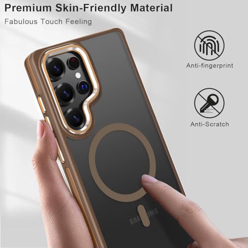 Image of MALEWOLF Magnetic Case for Samsung Galaxy S25 Ultra, Slim Matte Cover