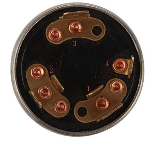 Miniatura 6 de 3107556R92, K203992 Interruptor de encendido con 2 llaves de repuesto para Lucas, David Brown, retroexcavadora, coche universal, tractor, remolque,