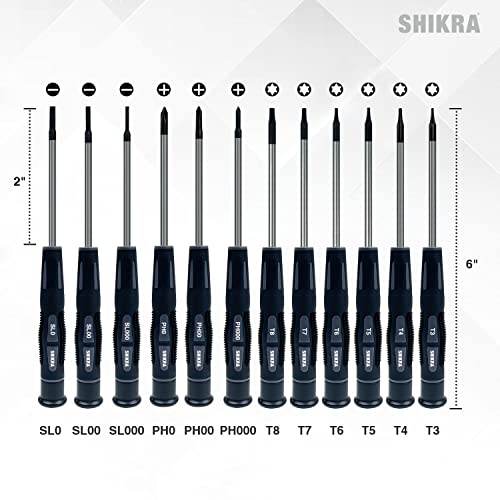 Image of SHIKRA 13-Piece Magnetic Precision Screwdriver Set