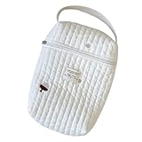 Generisch Bolso cambiador acolchado, bolso cambiador portátil - acolchada para chupete de dibujos animados, de chupete portátil con asa, de almacenamiento para toallas de