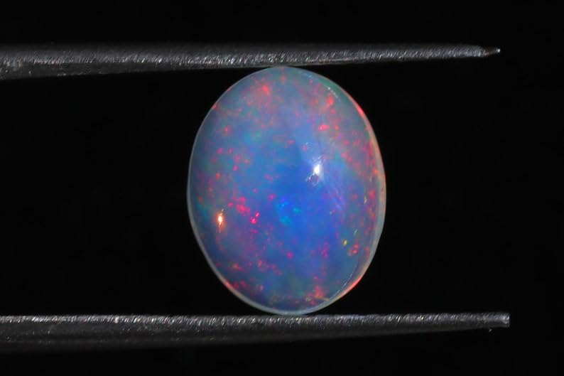 Cabochon d'opale éthiopienne naturelle de qualité AAA multi feu - 2