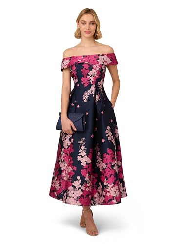 Adrianna Papell Women's Off-Shoulder Dress4