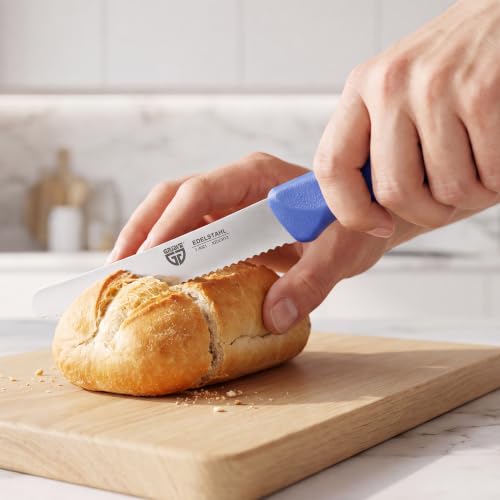 GRÄWE Brötchenmesser 6er Set, Frühstücksmesser mit Wellenschliff, Blau – Ansicht 4