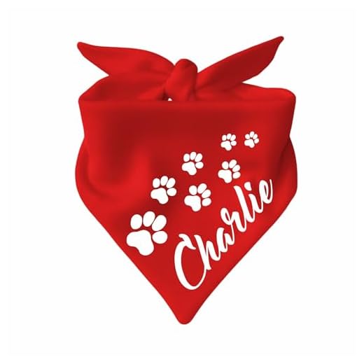 KLEINER FRATZ Hunde Dreiecks Halstuch (Fb: rot) (Gr. 2 (68 cm)) Name des Hundes