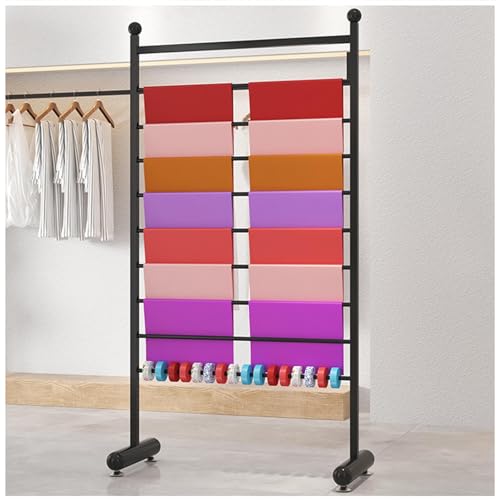 Soporte de metal independiente para bufandas, corbatas, toallas e hiyabs, organizador elegante para tiendas minoristas y decoración del hogar
