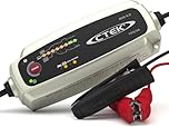 CTEK MXS 5.0 Battery Charger with Automatic Temperature Compensation, Black