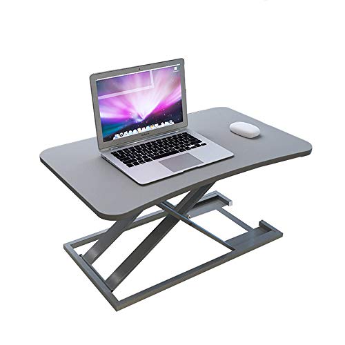 Preisvergleich Produktbild Laptopständer DD Desktop-Computerarbeitsplatz Mit StehhilfeHöhenverstellbarer StehpultAnheben Und Absenken in Verschiedene PositionenErgonomischer Komfort -Werkbank (Farbe : Gray)