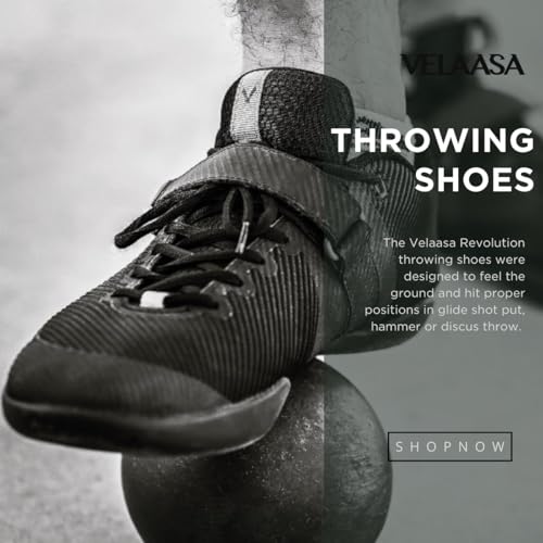VELAASA Revolution | Throwing Shoe | Tungsten Line | Men and Womens Discus Throw Shoes | Shotput and Javelin Shoes | for Running | Track and Field Equipment | Training Gear4