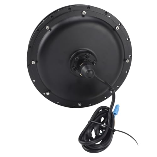 POENVFPO Buje de Motor sin Engranajes sin Escobillas para Bicicleta Eléctrica Conversión de Rueda Delantera de 48 V 1500 W, 3 Modos de Conducción con Fácil Conversión para Bicicletas