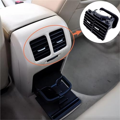 Parrilla de salida de aire acondicionado trasera compatible con Jetta Mk5 6