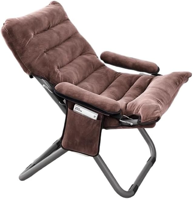 Orose レイジーソファ シングルリクライニング 学生寮 コンピューターチェア 自宅 寝室 小型ソファ バルコニー 折りたたみ椅子