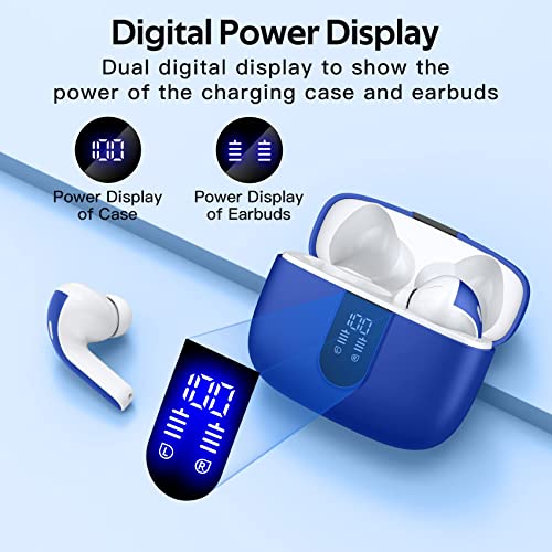 image for TAGRY 2 Sets X08 Black and Ocean Blue Bluetooth Headphones True Wirele