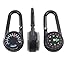 Hycy 1 Stück Keychain Neue Multifunktionale Wandern Metall Karabiner Mini Kompass Thermometer Sportliche Waren Im Freien