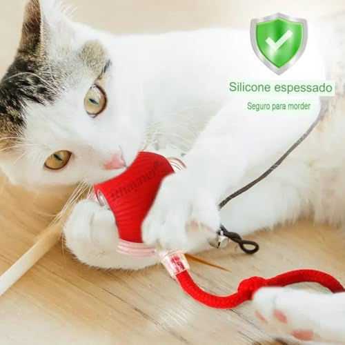 Bolinha Pet Interativa Gato Cachorro Bolinha automática Animais Brinquedos