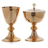  Holyart Calicino Pisside Ottone Dorato, Pisside