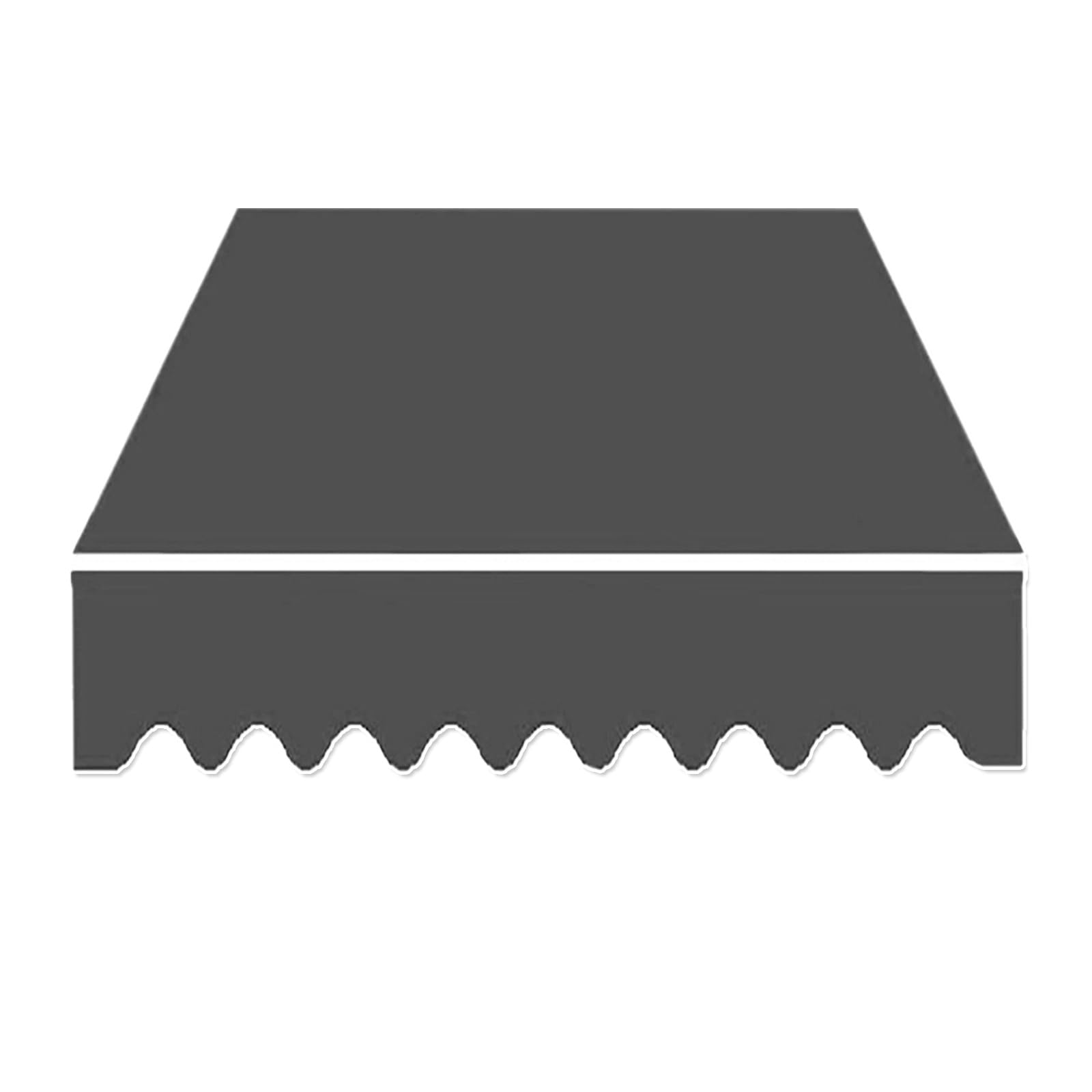 Markisenbespannung Canvas Wasserabweisend Markisenstoff 3.5x2m 2x2.5m 4x3.0m Ersatz Markisentuch Polyester Canvas (ohne Rahmen)(3x2.0m)