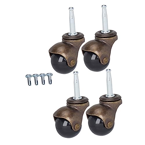 Roulettes à tige 8x38 mm pour réparer une chaise de bureau Mikikit roulette métal