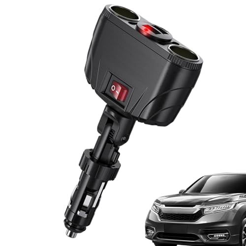 Caricabatterie Per Telefono Per Auto - Adattatore Per Caricabatteria Da Auto Ad Angolo Regolabile Con 2 Porte Automatico Multiuso Rapido Per Smartphone E