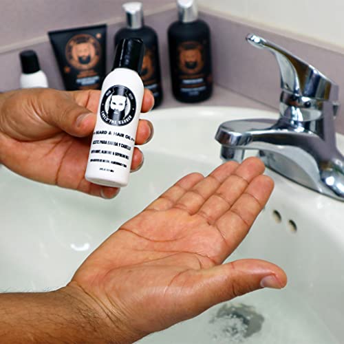 Checo The Barber Beard Oil: With All Mint, Almond And Soy Oils, Beard & Hair Oil, With Excellent And Nourishing Ingredients, Premium Quality Beard Oil #TOP4