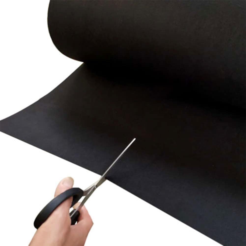 Cut Away Stabilizer Embroidery 18" X150' 2 Rolls 3 oz Black Backing Paper for DIY Embroidery and Machine Embroidery