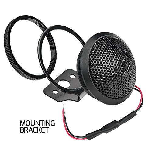 Prv Audio Tw100Sd-4 Soft Dome Tweeter Pair, 28 Mm Dome, 1 Inch Voice Coil, 4 Ohm, 0.5 Inch Mounting Depth, Sleek Flush Mount Design, Lightweight, Neodymiun Magnets, Mouting Bracket Included (Pair) #TOP3
