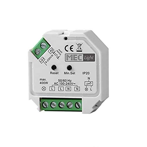 ZigBee 3.0 dimmer/controller 230 V voor het schakelen en dimmen van SmartHome SmartHome-besturing max. 400 W ZigBee-Gateway koppelbaar huisbesturing Innovatio, n compatibel met Amazon Echo Plus