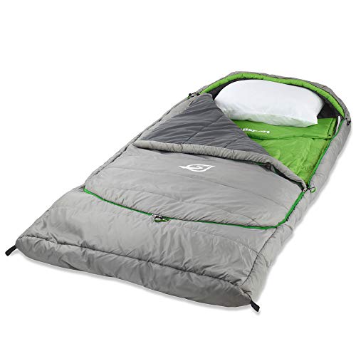 SylvanSport Cloud Layer Sleeping Bag for Adults - Adjustable Layers for 3-4 Season use - Integrated Cotton Sheet - Image 3