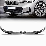 2PCS Front Bumper Lip for 2023-2025 BMW G20 LCI M340i 330i M Sport, MP Style Gloss Black Body Kit Splitter