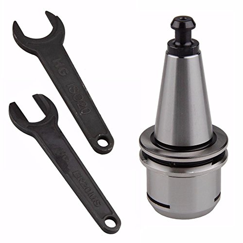 HOZLY ISO20 ER20 35L Collet Chuck holder G2.5 30.000RPM CNC Mill Spindle holder + Key Wrench Set