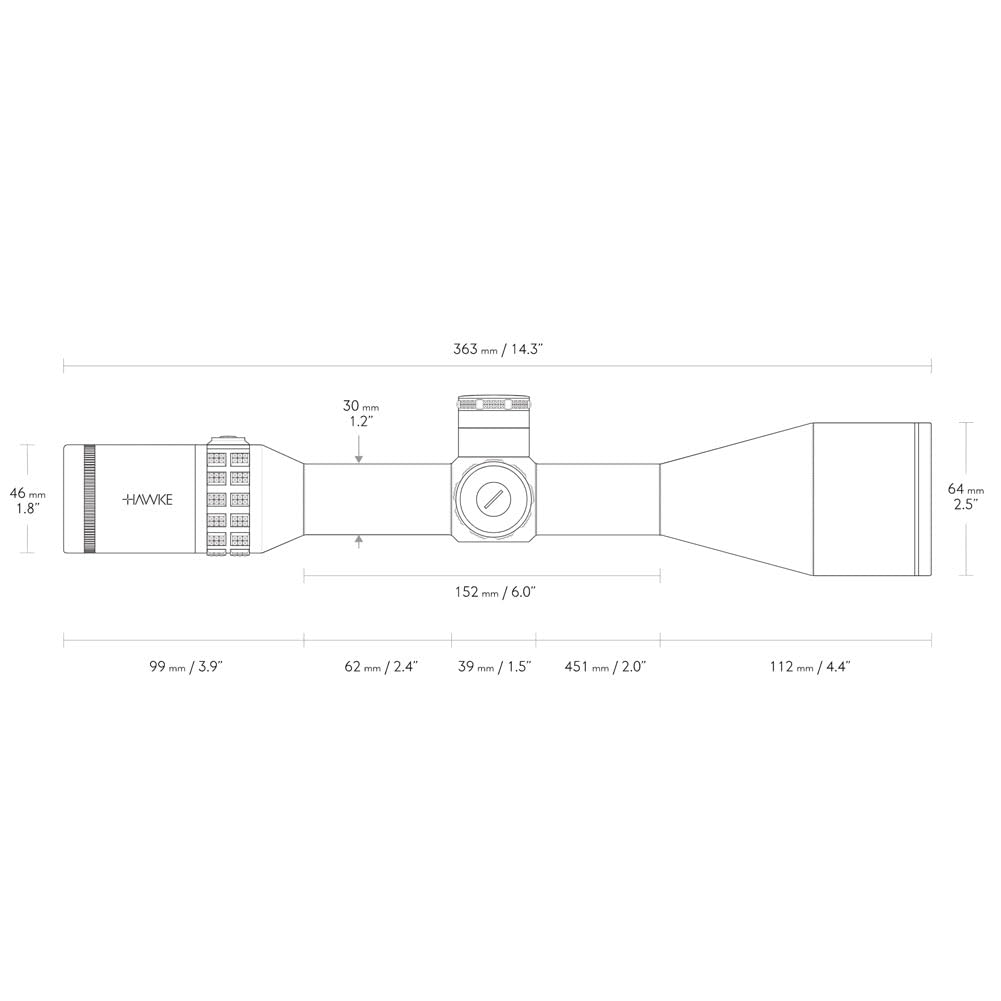 Amazon.com : Sidewinder 30 Riflescope 6-24X56FFP Mil Dot + FFP