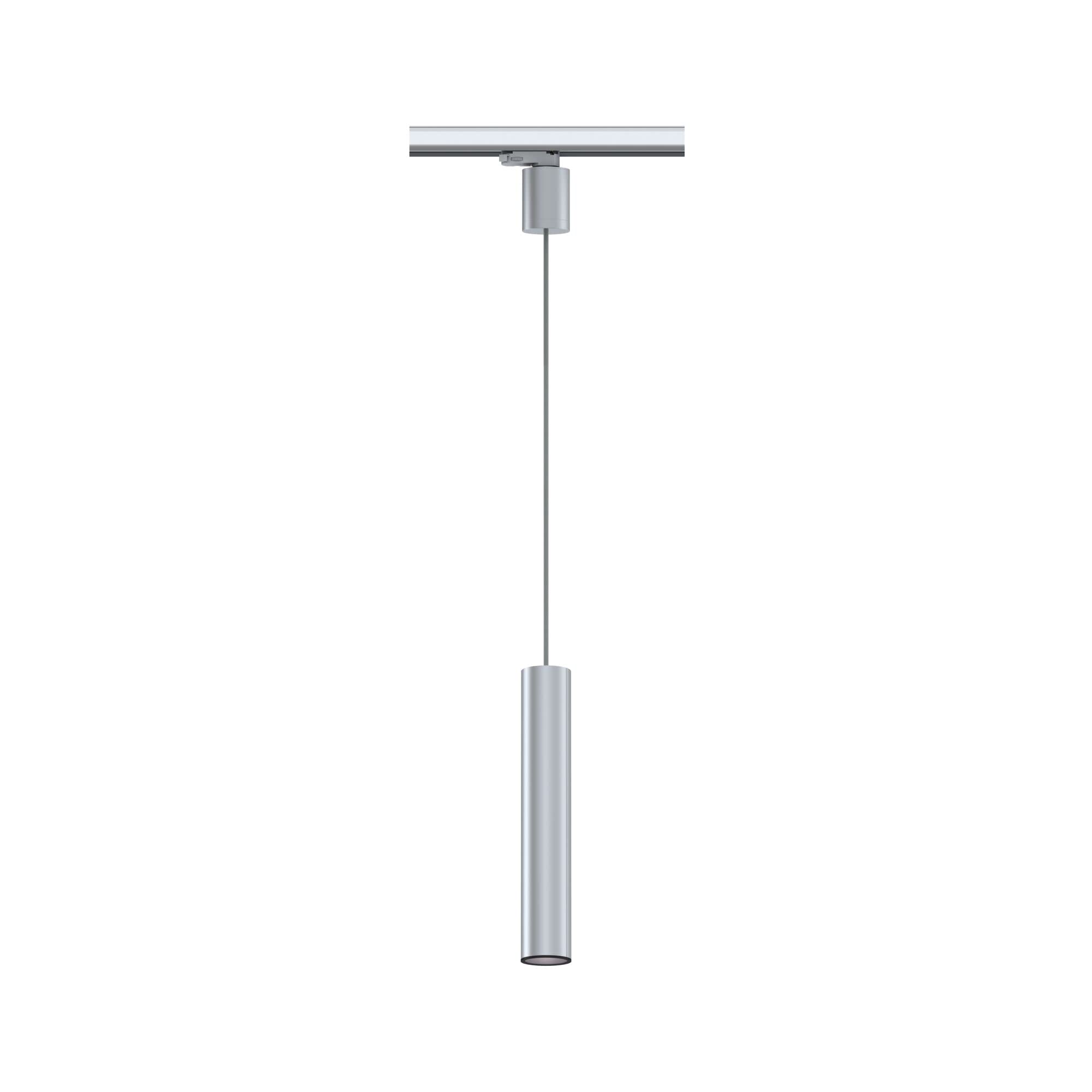 Paulmann 95397 Schienensystem ProRail3 Pendel Artemons max. 10 W Silber Schiene Metall, Kunststoff Beleuchtungssystem GU10