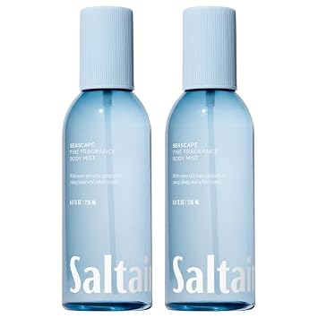 Saltair Body Mist Set | Seascape + Pink Beach Fragrance | 4 Pack, 8 fl oz
