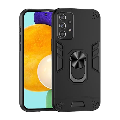 Image of amazon basics Basic Case for Samsung Galaxy A52 5G (Polycarbonate, Thermoplastic Polyurethane Black)