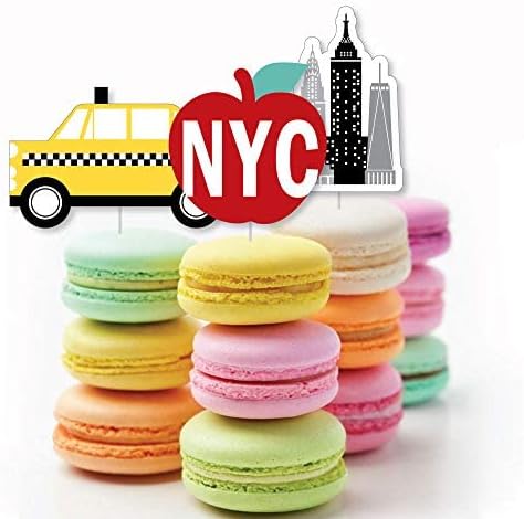 Big Dot of Happiness NYC Cityscape - DIY Shaped New York City Party Cut-Outs - 24 Count