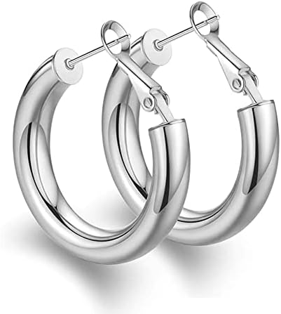 Produktbild von Kaufe Echtes 925er Sterlingsilber, Polierte Herzform-Creolen Für Frauen