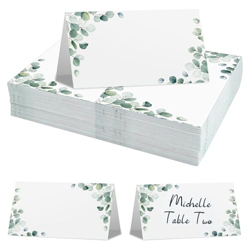Girihe 40 PCS Place Cards, Place Cards for Table Wedding Places Card for Table, Wedding Name Places Card f or Christmas Dinner Party, Birthday Events & Weddingg Decorations