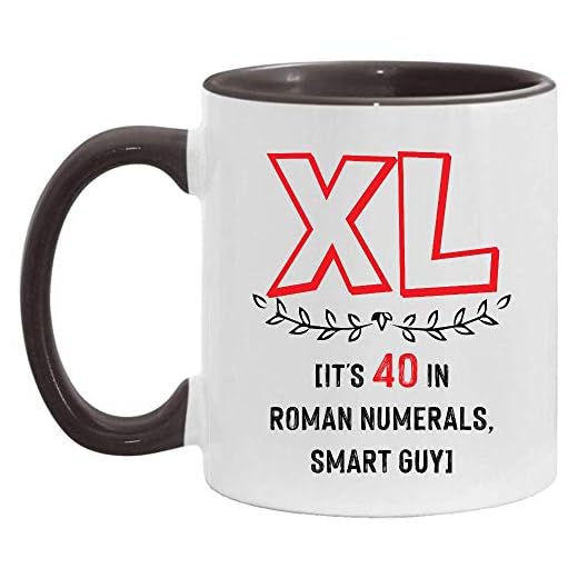 XL Its 100 cm romerska siffror accent mugg present