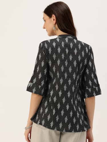 Image of Printed Mandarin Shirt - Casual & Chic (S-3XL)