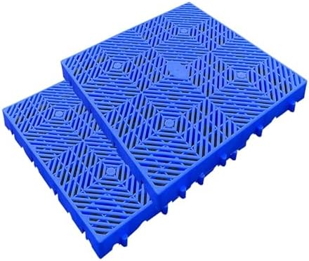 Plastic Pallets for Basement Storage, Easy to Stack Lightweight Floor Pallets Display Indoor & Outdoor Storage Grid Pad for Flooring Room Supermarket Warehouse