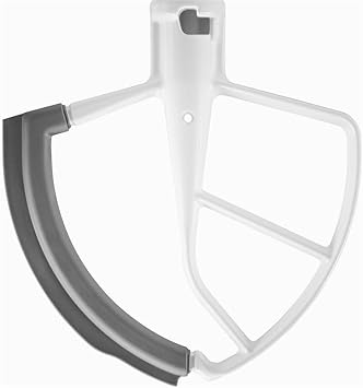 Replacement Flex Edge Beater, Compatible with KitchenAid 6QT Bowl-Lift Stand Mixers KSM55,5KSM60, KP26/KP26/KL26.