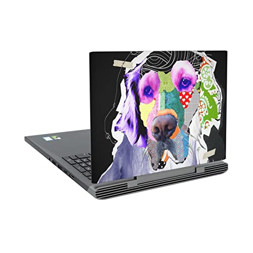 Skin vinyle Chien pour Dell Inspiron 15 7000 au bureau et café