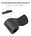 UNLRAE Bumper Guard,Car Accessories Rear Bumper Protector,Anti-Scratch Auto Trunk Door Entry Protector,Non-Slip Rubber Trunk Door Sill Protection Strip,Fit for Vehicles (41 x 3.4 in - 0.12 Thickness)