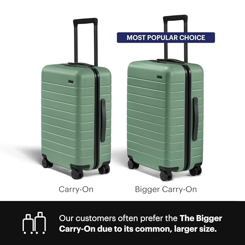 Image of Away Carry-On Luggage - 22-Inch Lightweight Hardside Suitcase with 360 Spinner Wheels, Interior Compression System, TSA-Approved Lock - Sea Green