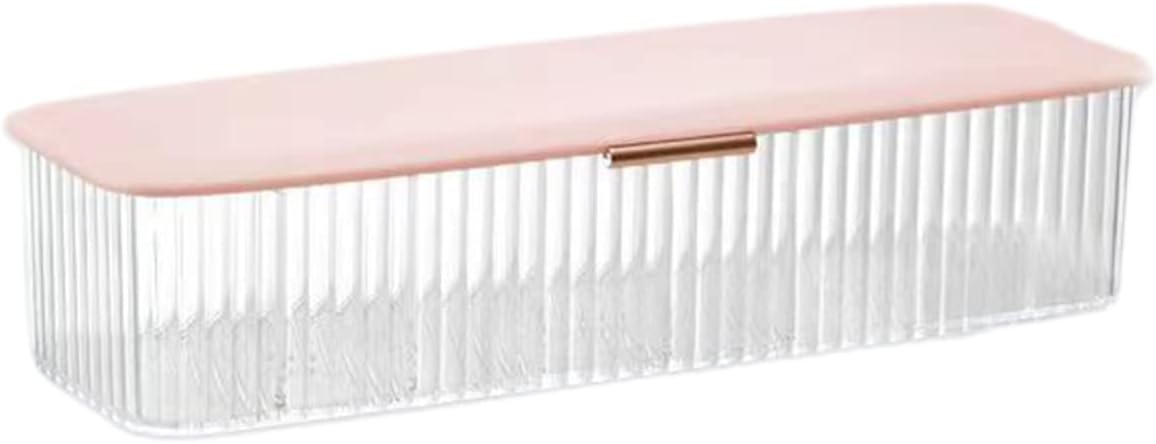 AITIME Storage Organizer for cosmetic contact lenses and daily disposable contacts, Clear Plastic Box for all brands daily lens (White)