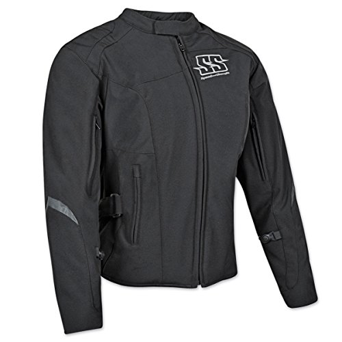 Speed and Strength Women s Women s Back Lash Black Textile Jacket 870669