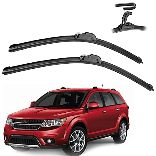 Essuie-glaces 24" + 18" pare-brise avant Dodge Journey 2008-2018 : balais de rechange