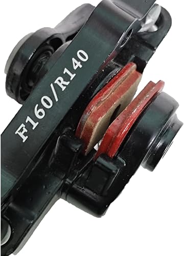 Image of Bicycle Disc Brake System, Front and Rear Caliper with Lever and Cable Set, Black